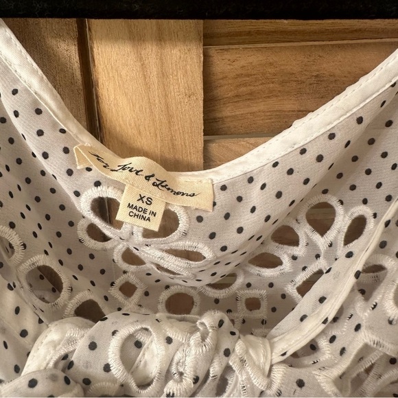 For love Lemons Cookies N Cream Tie Front Top - Picture 7 of 8